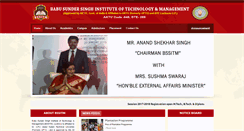 Desktop Screenshot of bssitm.com