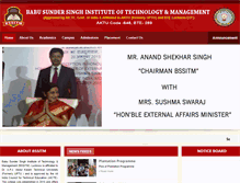Tablet Screenshot of bssitm.com